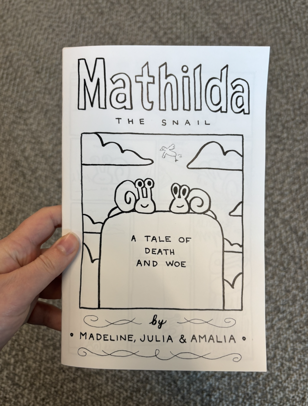 Mathilda the Snail Front Cover
